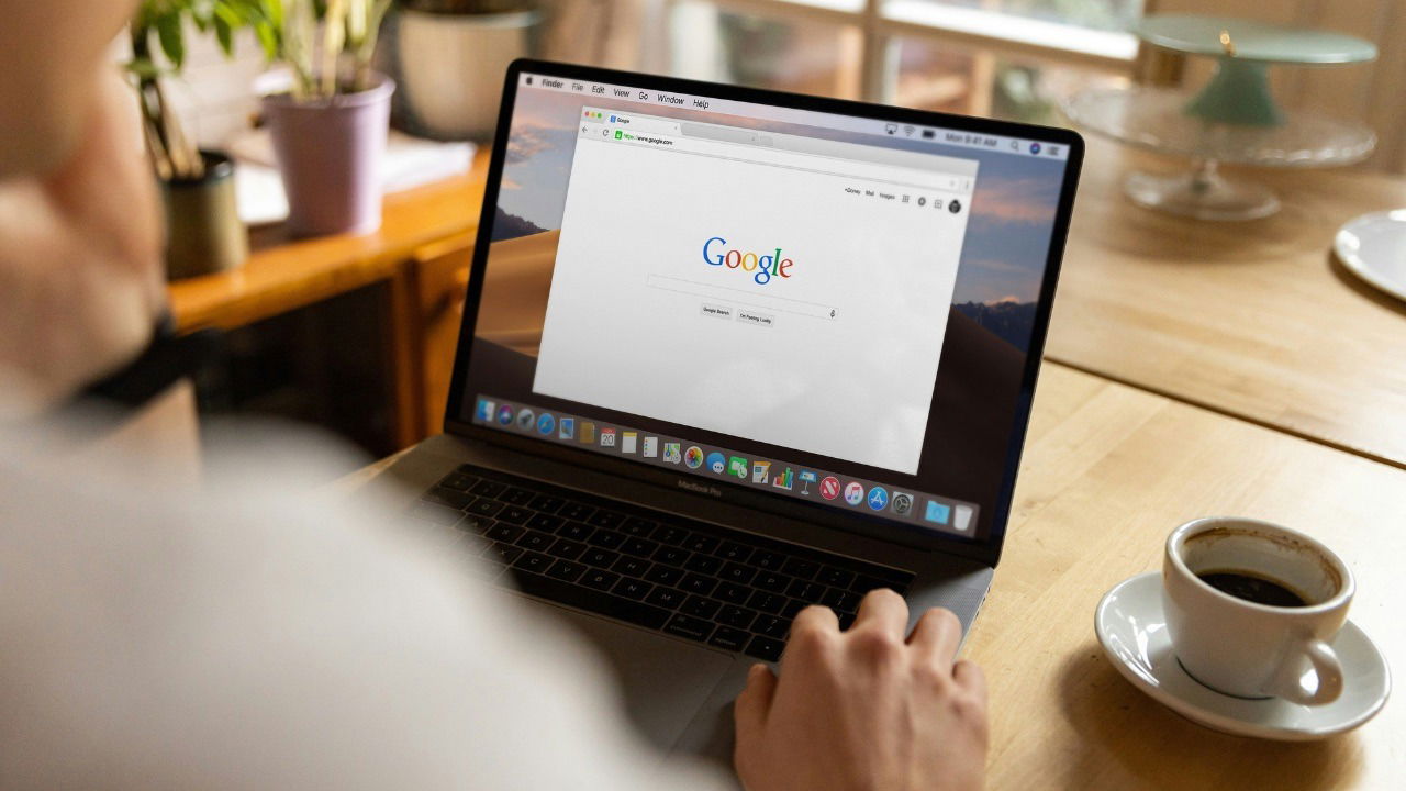 A photo of a person using Google Chrome on their computer