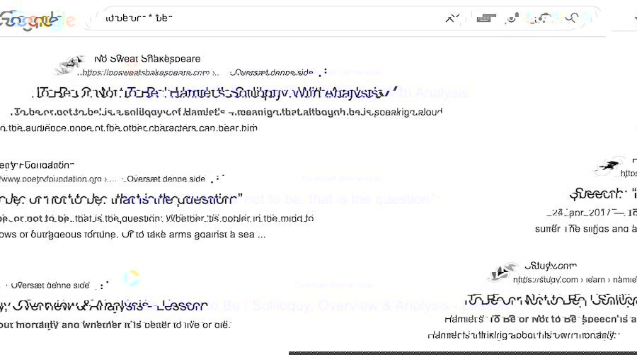 Google Asterisk Operator in Search Results