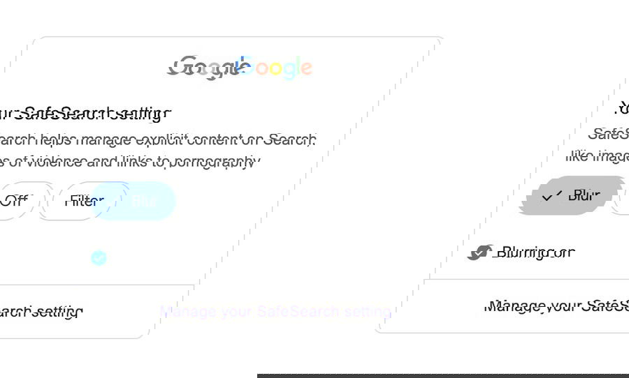 Customize your SafeSearch settings in Google