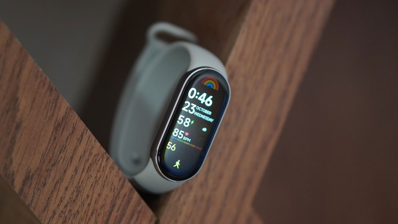 Xiaomi Smart Band 9 on a shelf