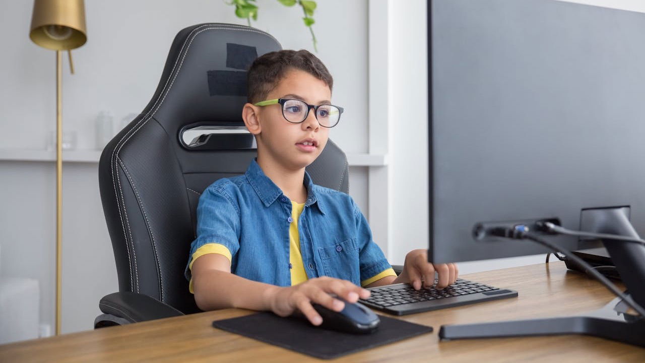 Child Using Raspberry Pi