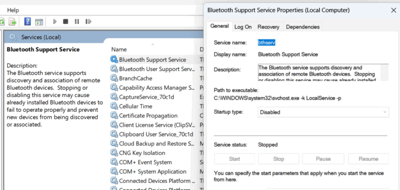 Device and Peripheral Service in Windows