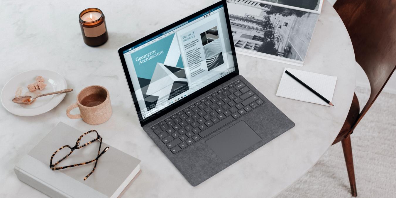 Laptop Running Doc File Brochure Feature Image By Windows